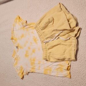 Victoria's Secret Pink tie dye sleep wear set